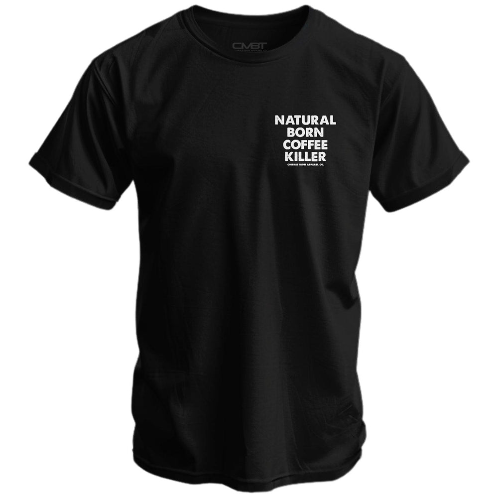 One Revolver Surfboards - Natural Born Coffee Killer Men's T-Shirt GRAPHIC T-SHIRT