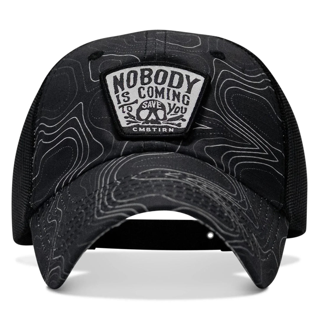 One Revolver Surfboards - Nobody Is Coming To Save You Skull Patch Ripstop Snapback HEADWEAR