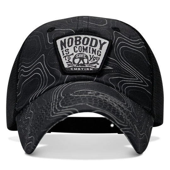 One Revolver Surfboards - Nobody Is Coming To Save You Skull Patch Ripstop Snapback HEADWEAR