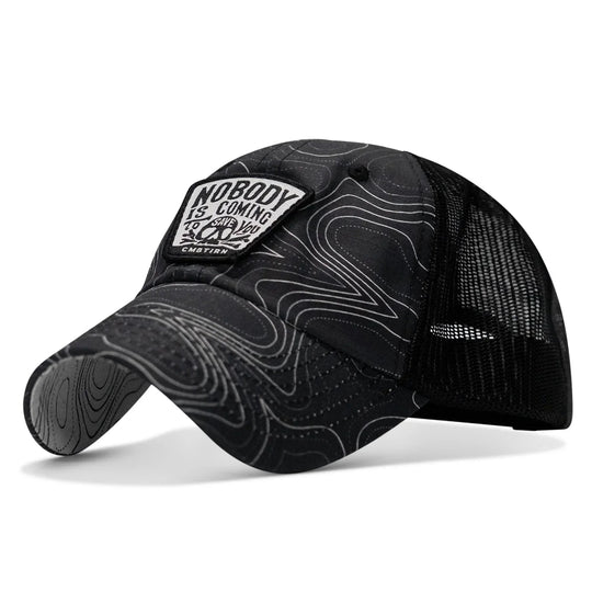 One Revolver Surfboards - Nobody Is Coming To Save You Skull Patch Ripstop Snapback HEADWEAR