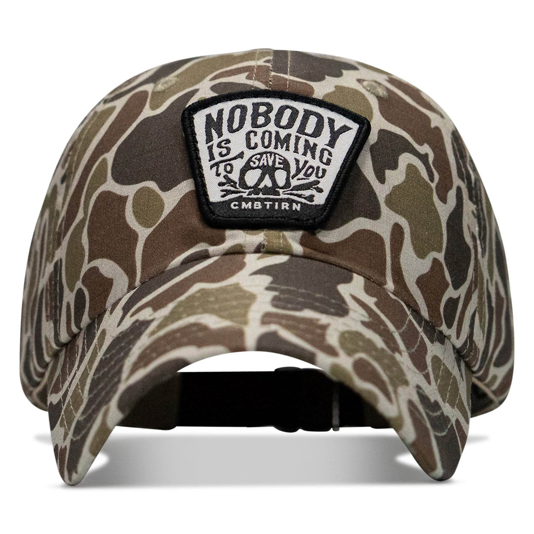 Nobody Is Coming To Save You Skull Patch RipStop Low Pro Operator Hat - One Revolver Surfboards