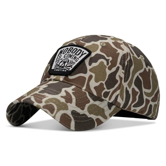Nobody Is Coming To Save You Skull Patch RipStop Low Pro Operator Hat - One Revolver Surfboards