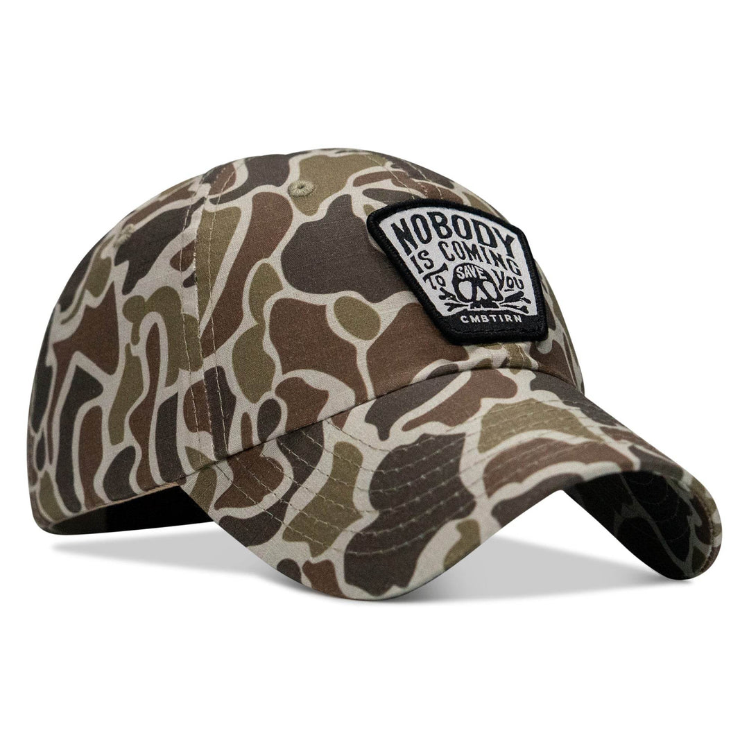 Nobody Is Coming To Save You Skull Patch RipStop Low Pro Operator Hat - One Revolver Surfboards
