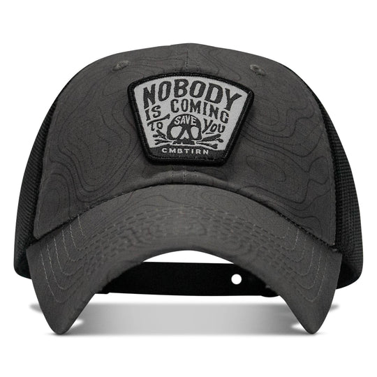 Nobody Is Coming To Save You Skull Patch Ripstop Snapback - One Revolver Surfboards