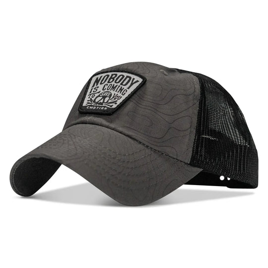 One Revolver Surfboards - Nobody Is Coming To Save You Skull Patch Ripstop Snapback HEADWEAR