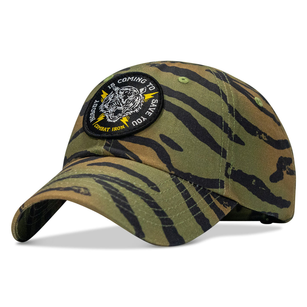 One Revolver Surfboards - Nobody is Coming To Save You Patch Tactical Ripstop Mesh Snapback Hat HEADWEAR