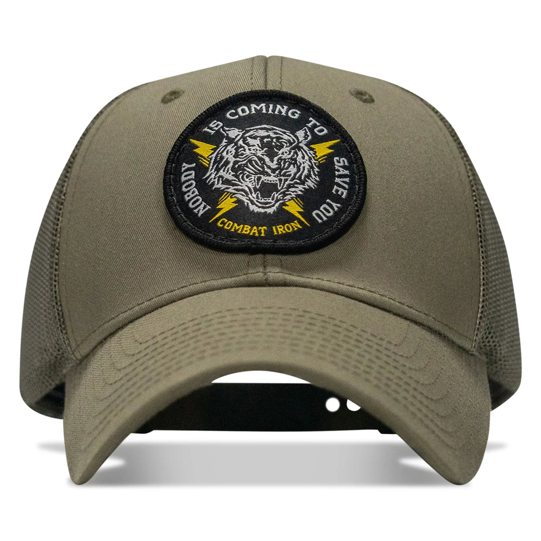 One Revolver Surfboards - Nobody Is Coming To Save You Patch Snapback Hat HEADWEAR