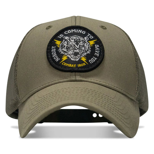 One Revolver Surfboards - Nobody Is Coming To Save You Patch Snapback Hat HEADWEAR