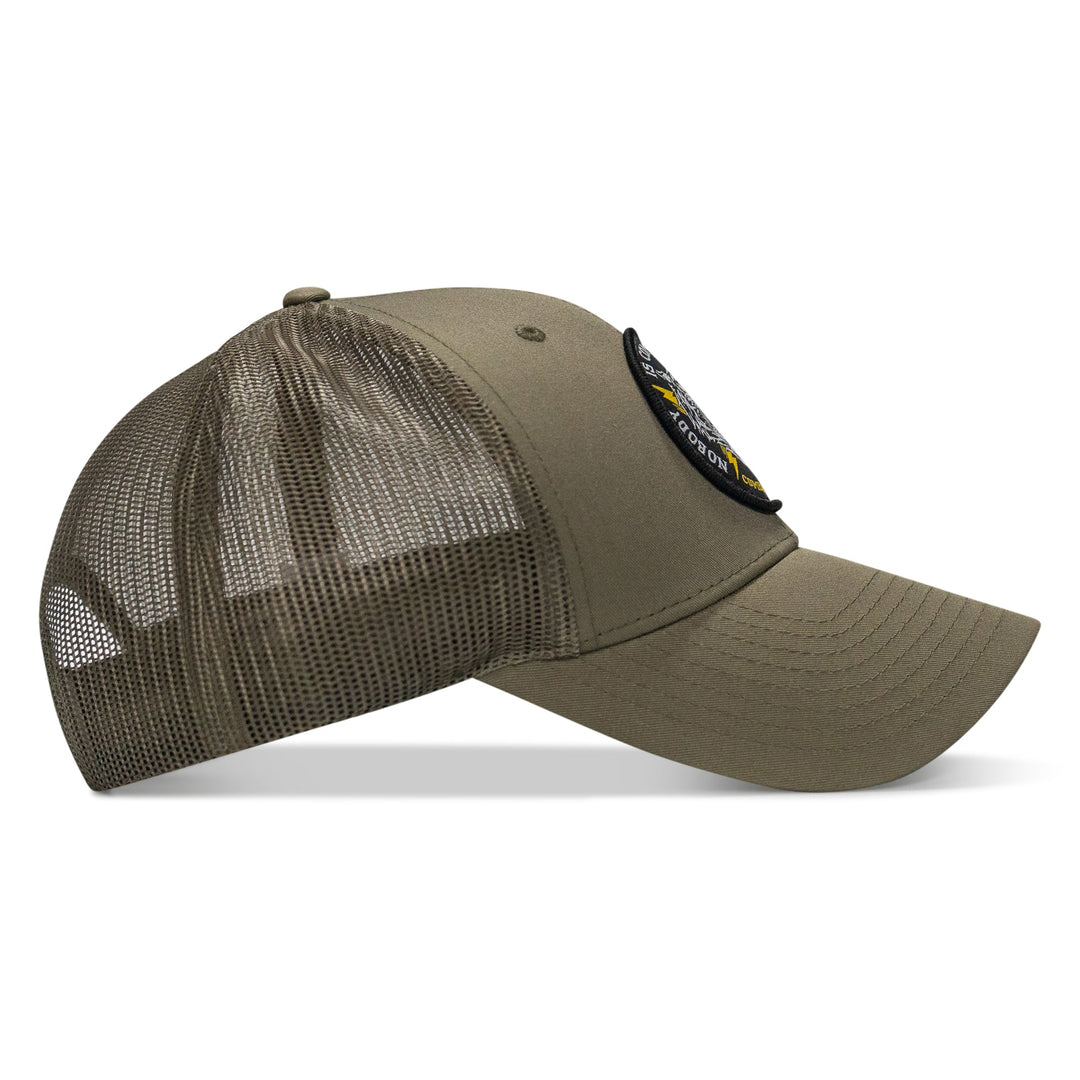Nobody Is Coming To Save You Patch Snapback Hat
