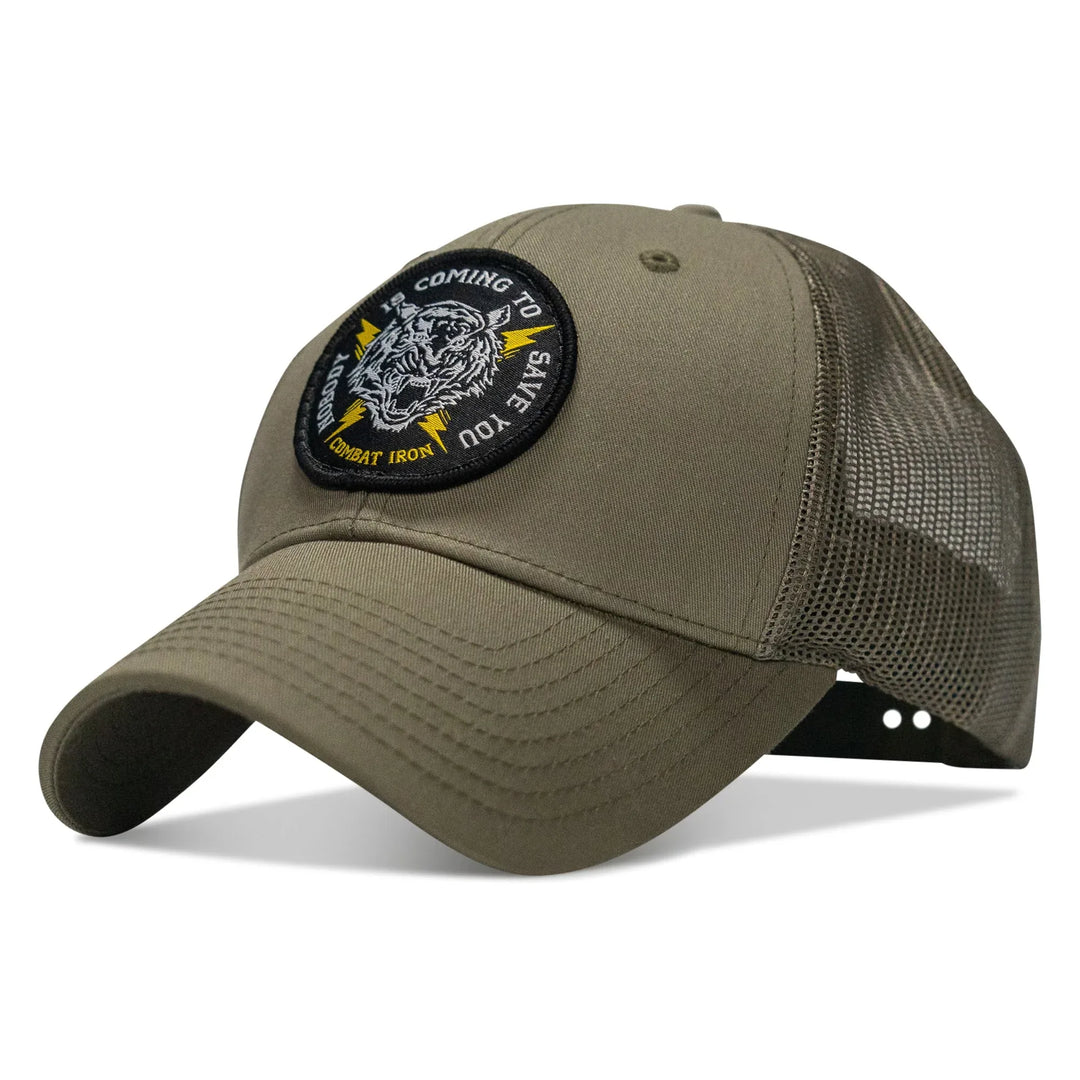 One Revolver Surfboards - Nobody Is Coming To Save You Patch Snapback Hat HEADWEAR