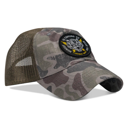 One Revolver Surfboards - Nobody is Coming To Save You Patch Tactical Ripstop Mesh Snapback Hat HEADWEAR