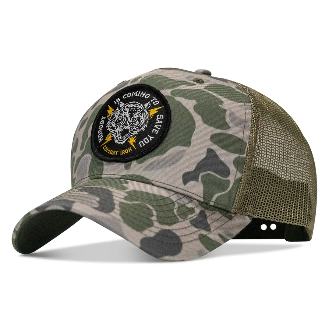 One Revolver Surfboards - Nobody Is Coming To Save You Patch Snapback Hat HEADWEAR