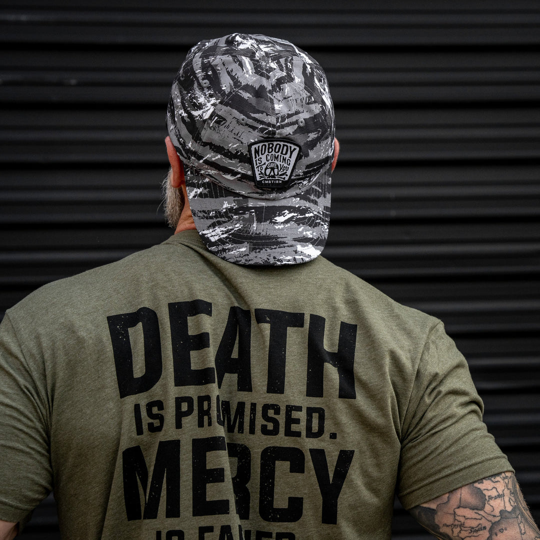 Nobody Is Coming To Save You Skull  Patch Ripstop Tactical Hat