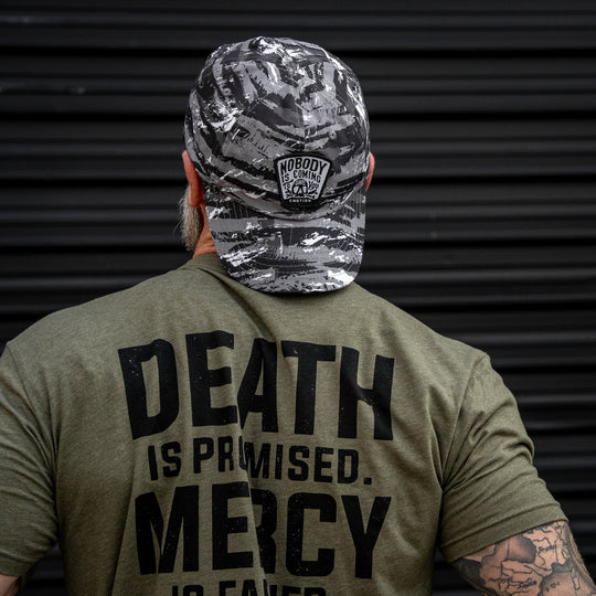 Nobody Is Coming To Save You Skull  Patch Ripstop Tactical Hat