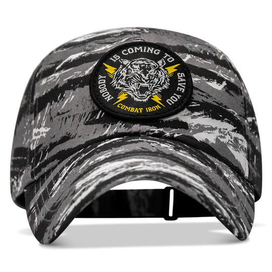 One Revolver Surfboards - Nobody is Coming To Save You Patch Tactical Ripstop Mesh Snapback Hat HEADWEAR