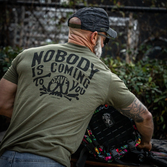 One Revolver Surfboards - Nobody Is Coming To Save You Skull Men&