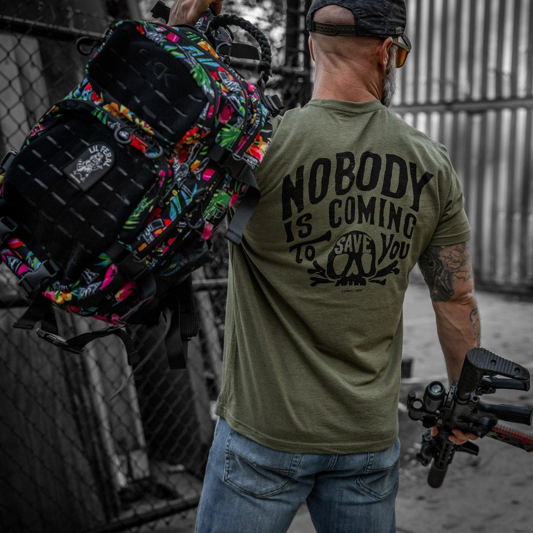 One Revolver Surfboards - Nobody Is Coming To Save You Skull Men&