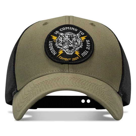 One Revolver Surfboards - Nobody Is Coming To Save You Patch Snapback Hat HEADWEAR