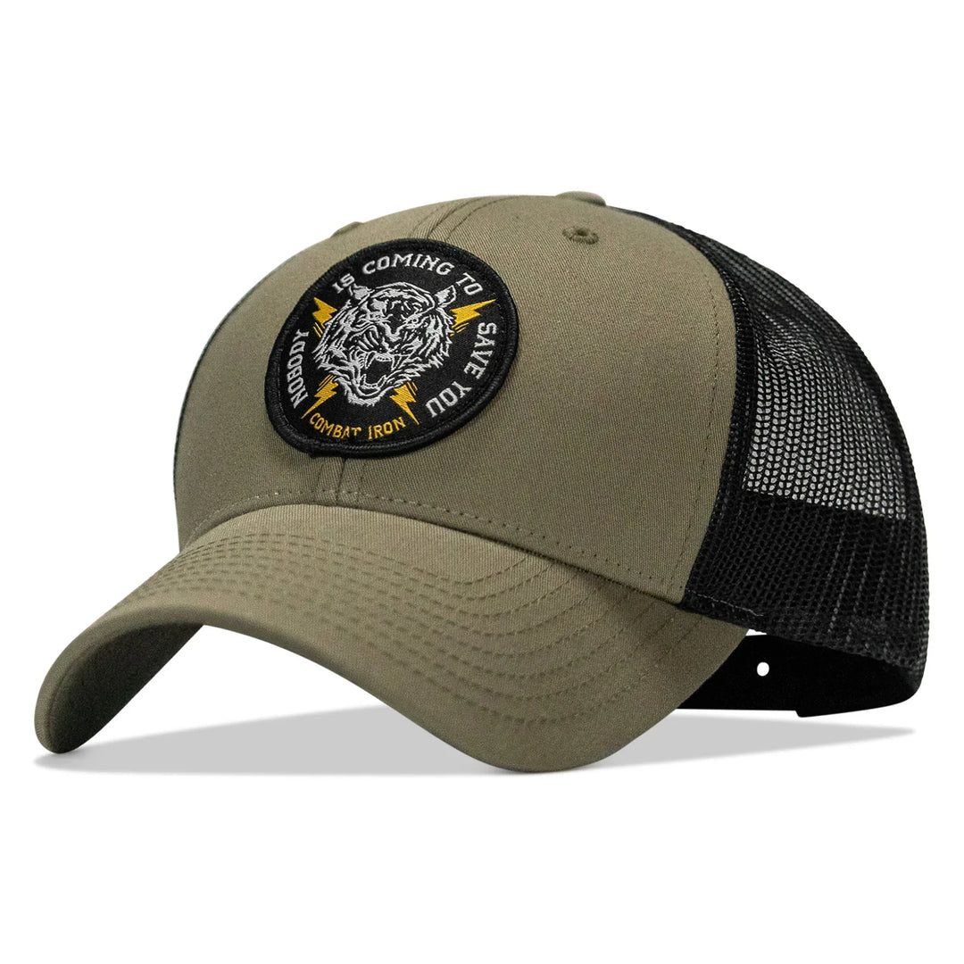 One Revolver Surfboards - Nobody Is Coming To Save You Patch Snapback Hat HEADWEAR