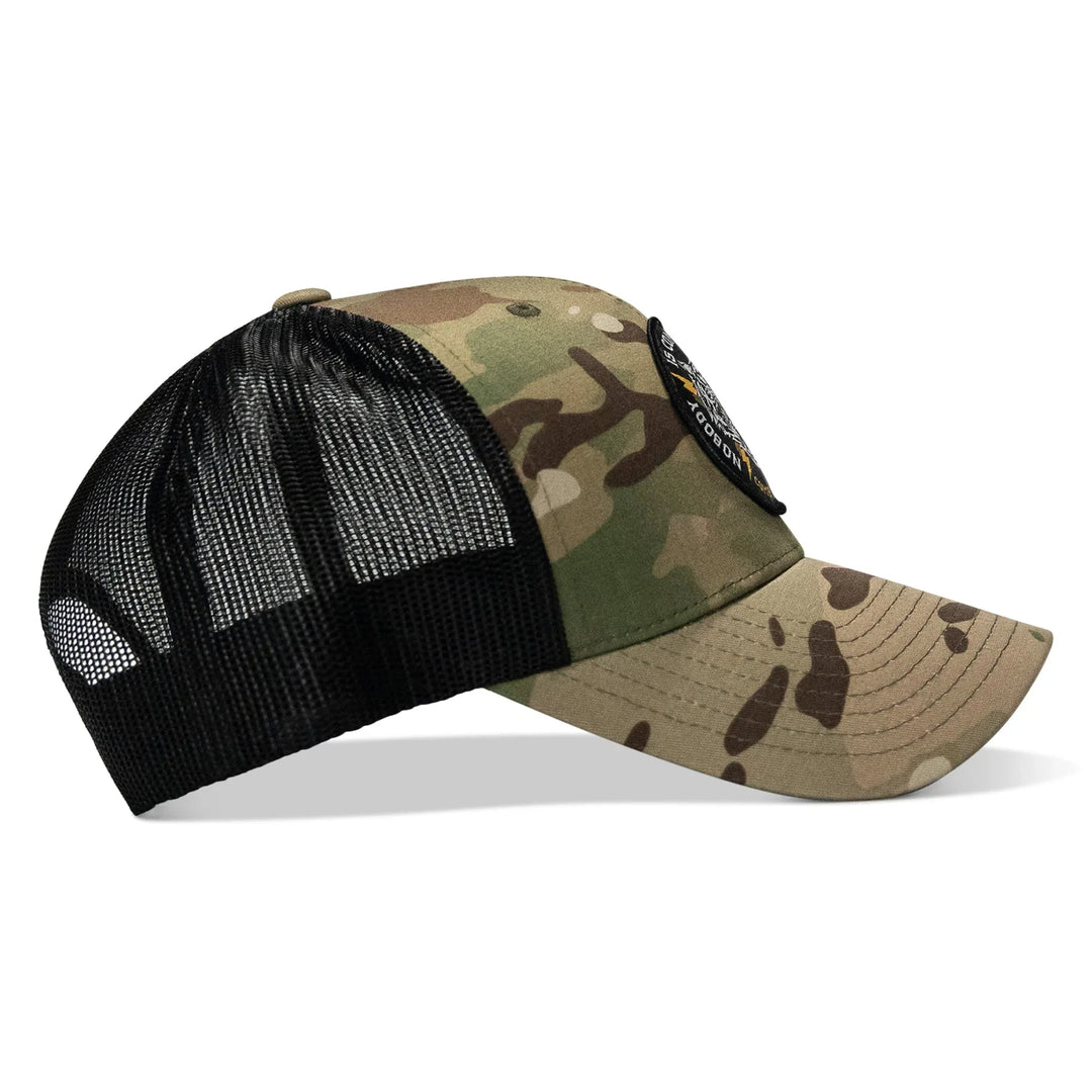 One Revolver Surfboards - Nobody Is Coming To Save You Patch Snapback Hat HEADWEAR