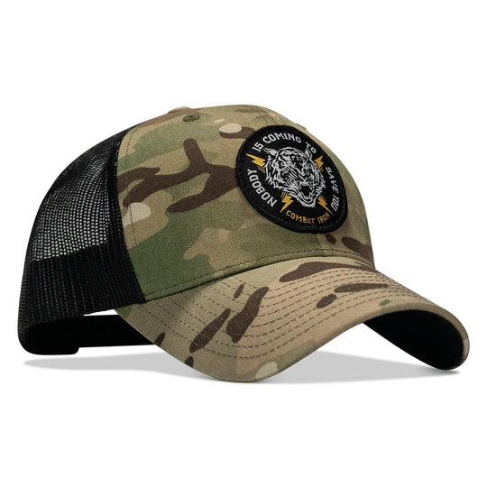 One Revolver Surfboards - Nobody Is Coming To Save You Patch Snapback Hat HEADWEAR