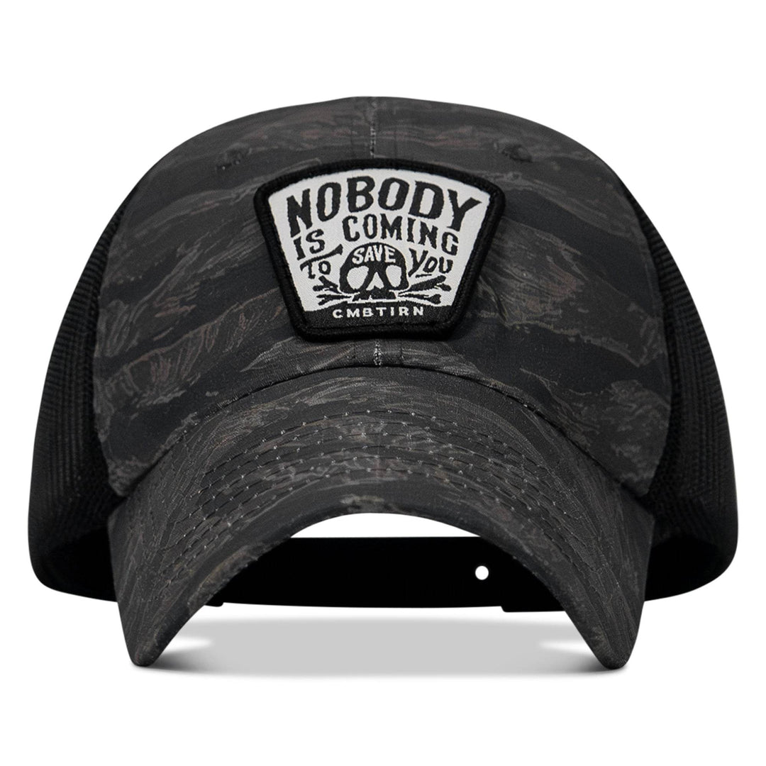 Nobody Is Coming To Save You Skull Patch Ripstop Snapback - One Revolver Surfboards