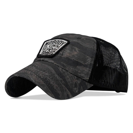 Nobody Is Coming To Save You Skull Patch RipStop Low Pro Operator Hat - One Revolver Surfboards