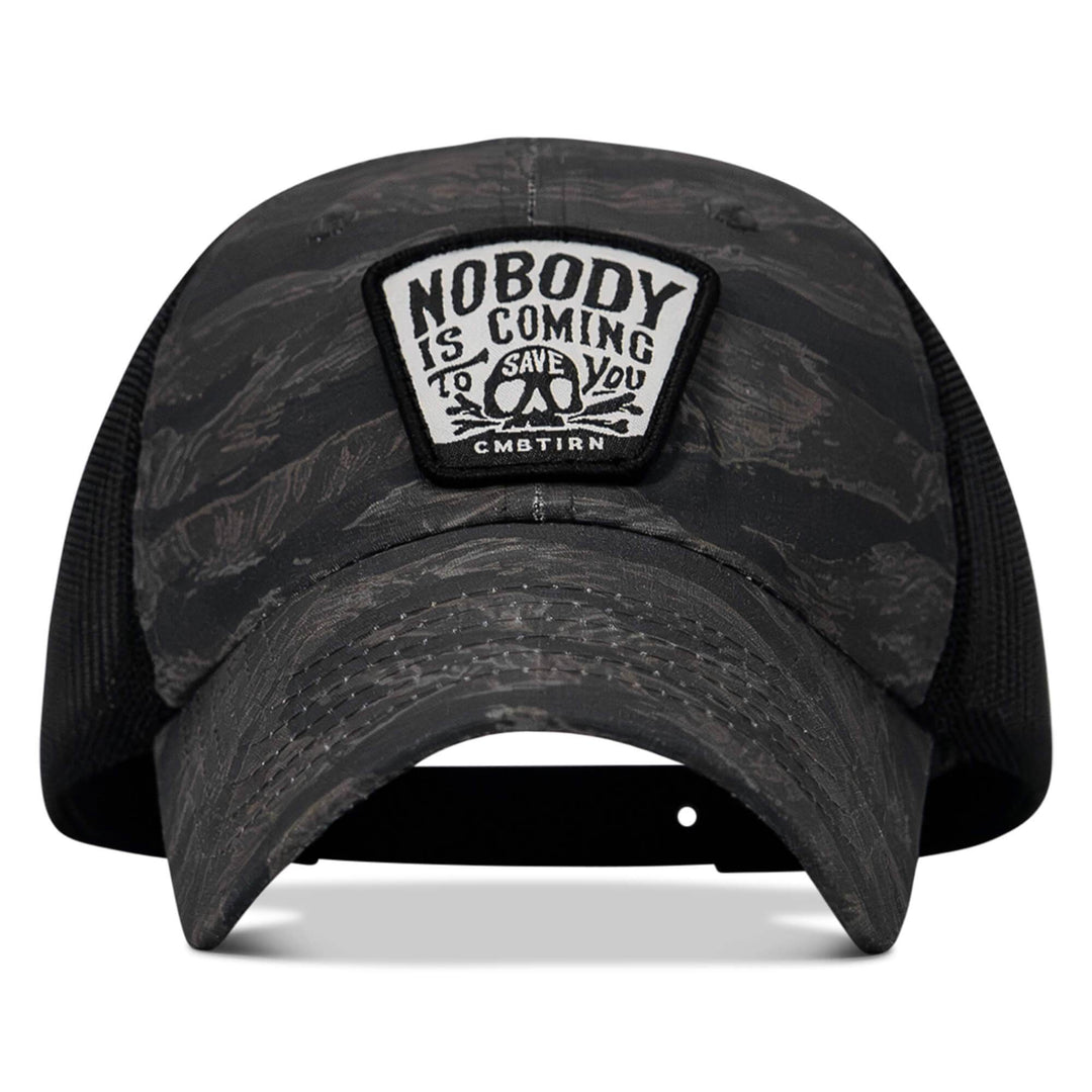 Nobody Is Coming To Save You Skull Patch RipStop Low Pro Operator Hat - One Revolver Surfboards