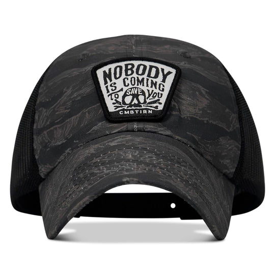 Nobody Is Coming To Save You Skull Patch RipStop Low Pro Operator Hat - One Revolver Surfboards