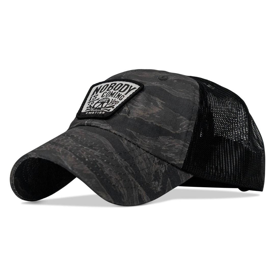 Nobody Is Coming To Save You Skull Patch Ripstop Snapback - One Revolver Surfboards