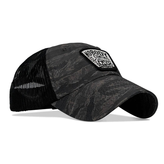 Nobody Is Coming To Save You Skull Patch Ripstop Snapback - One Revolver Surfboards