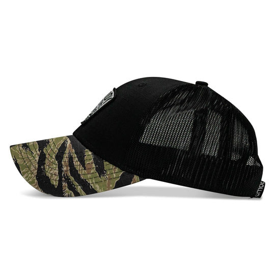 One Revolver Surfboards - Nobody Is Coming To Save You Skull Patch Original Ripstop Snapback Hat HEADWEAR