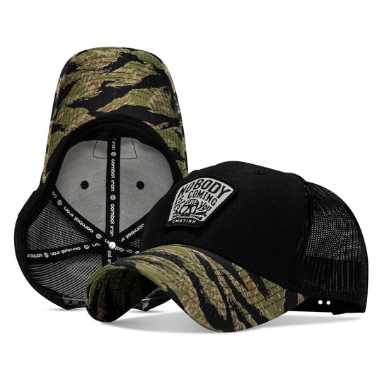 One Revolver Surfboards - Nobody Is Coming To Save You Skull Patch Original Ripstop Snapback Hat HEADWEAR