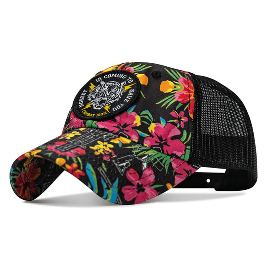 One Revolver Surfboards - Nobody is Coming To Save You Patch Tactical Ripstop Mesh Snapback Hat HEADWEAR