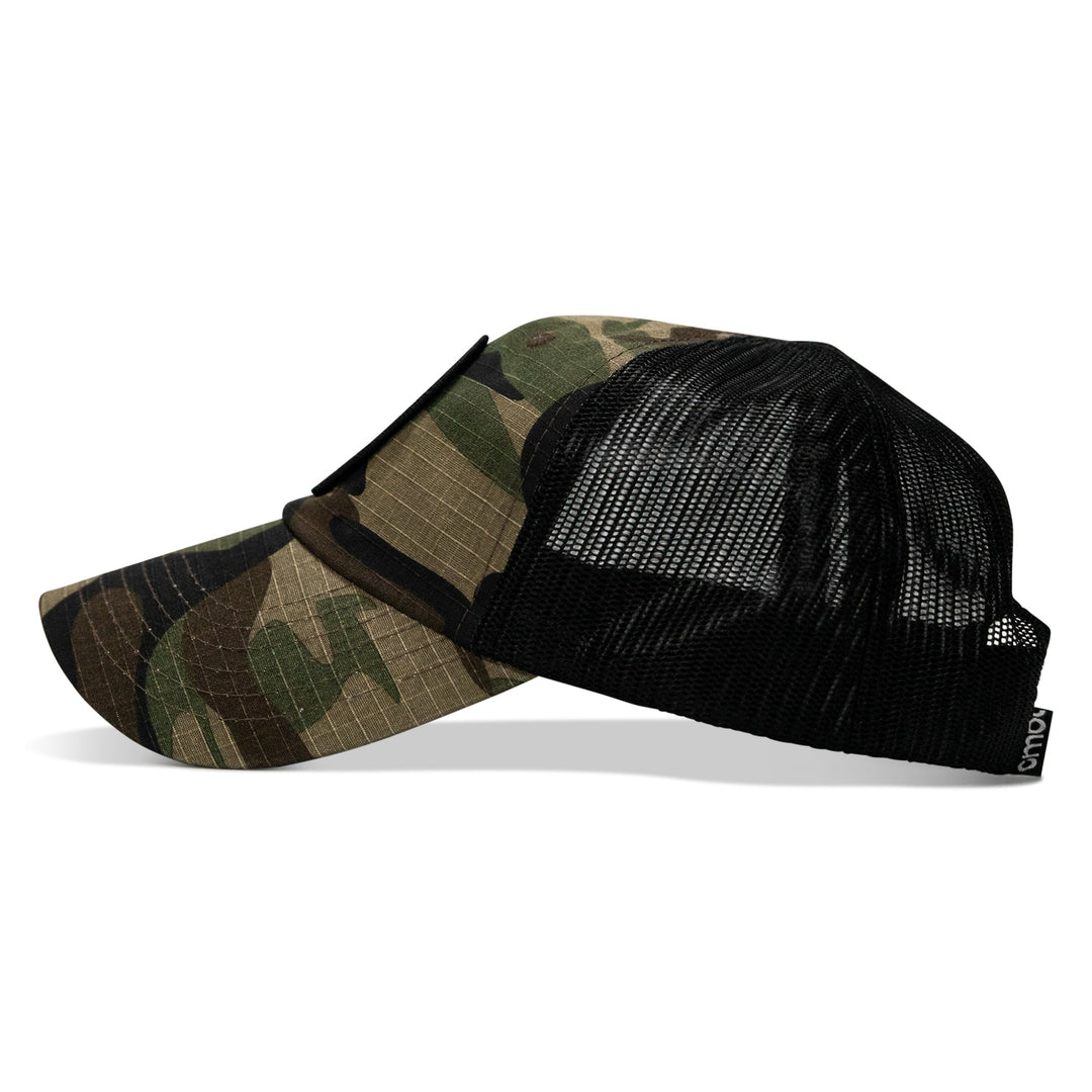 One Revolver Surfboards - Nobody is Coming To Save You Patch Tactical Ripstop Mesh Snapback Hat HEADWEAR