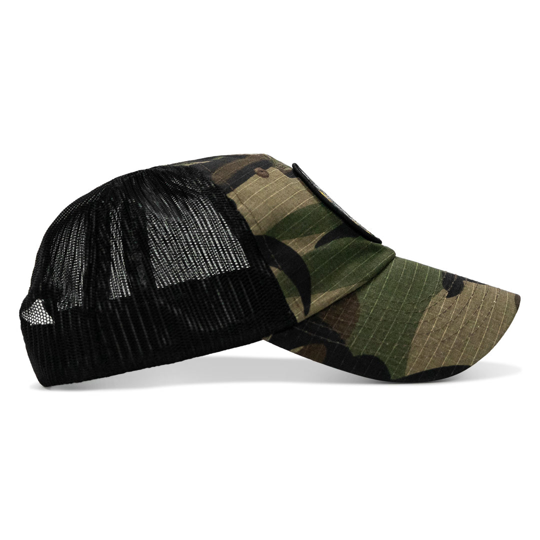 One Revolver Surfboards - Nobody is Coming To Save You Patch Tactical Ripstop Mesh Snapback Hat HEADWEAR