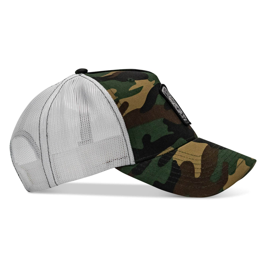 Nobody Is Coming To Save You Skull Patch Snapback Hat - One Revolver Surfboards