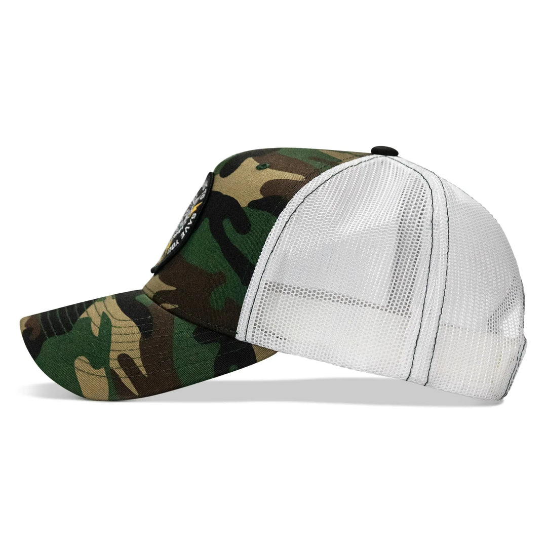 One Revolver Surfboards - Nobody Is Coming To Save You Patch Snapback Hat HEADWEAR