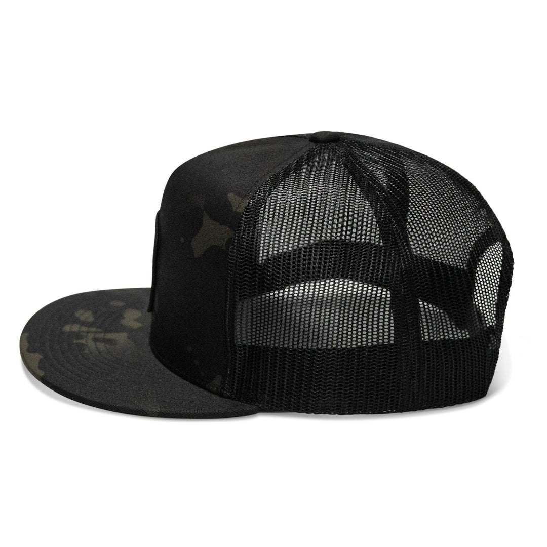 One Revolver Surfboards - Nobody Is Coming To Save You Skull Patch Flatbill Snapback Hat HEADWEAR