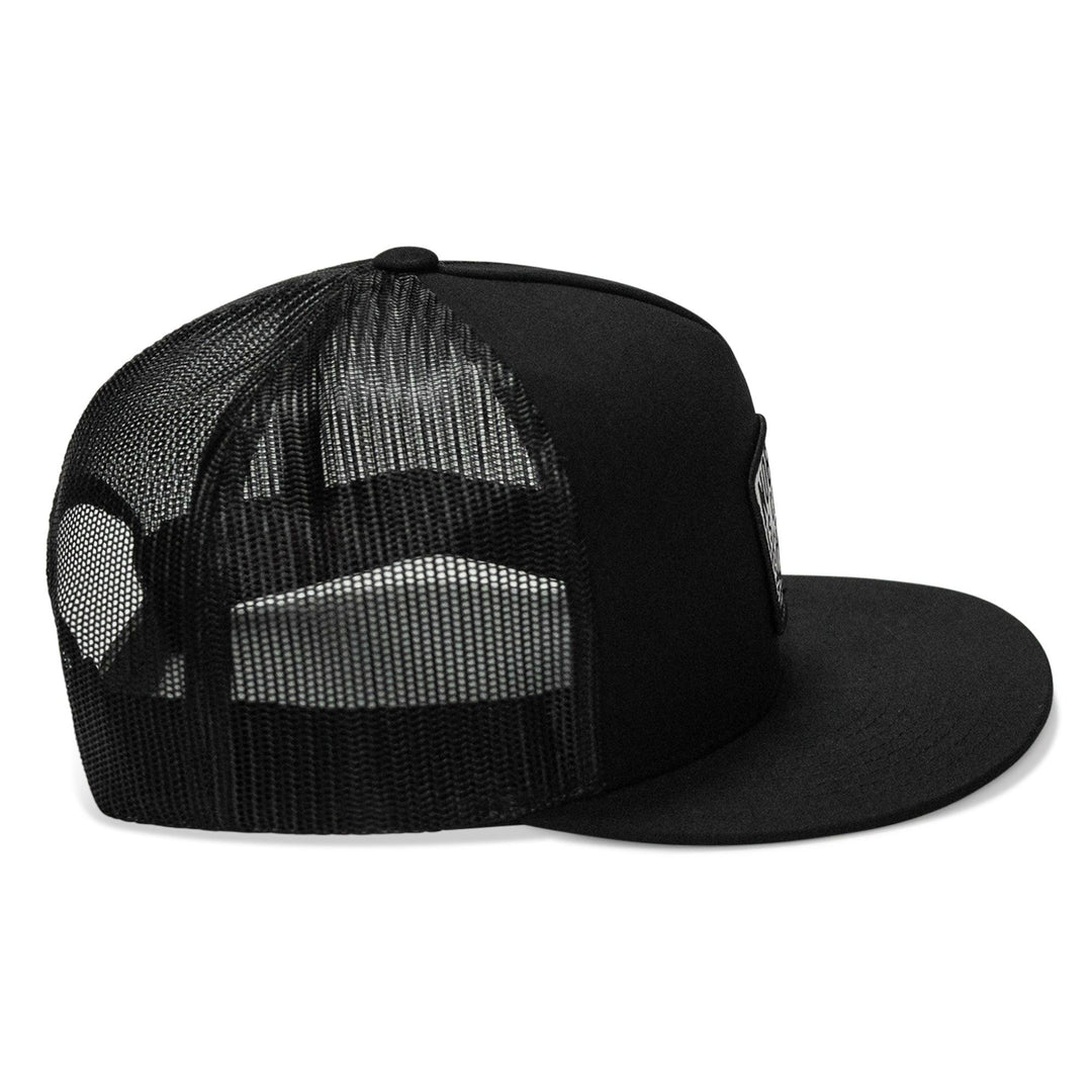 One Revolver Surfboards - Nobody Is Coming To Save You Skull Patch Flatbill Snapback Hat HEADWEAR