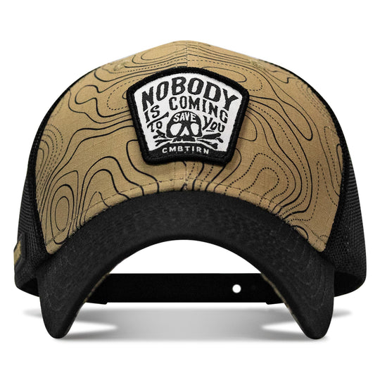 Nobody Is Coming To Save You Skull Patch Original Ripstop Snapback Hat