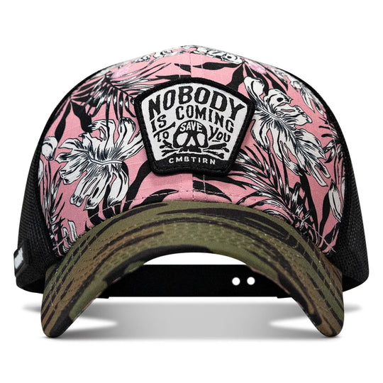 Nobody Is Coming To Save You Skull Patch Original Ripstop Snapback Hat