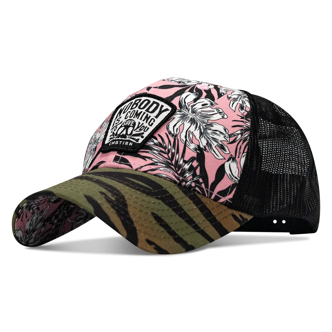 Nobody Is Coming To Save You Skull Patch Original Ripstop Snapback Hat