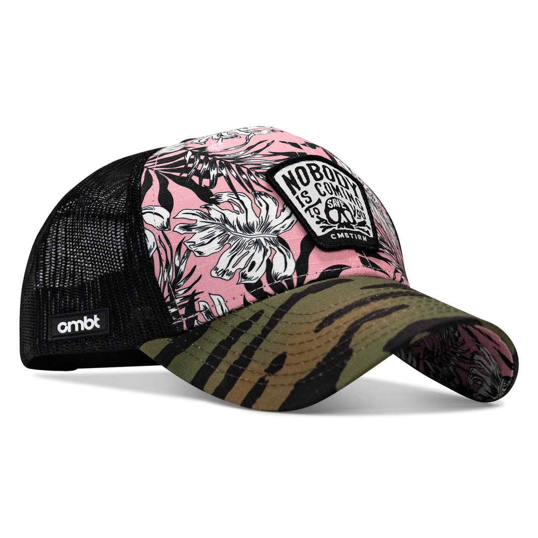 Nobody Is Coming To Save You Skull Patch Original Ripstop Snapback Hat