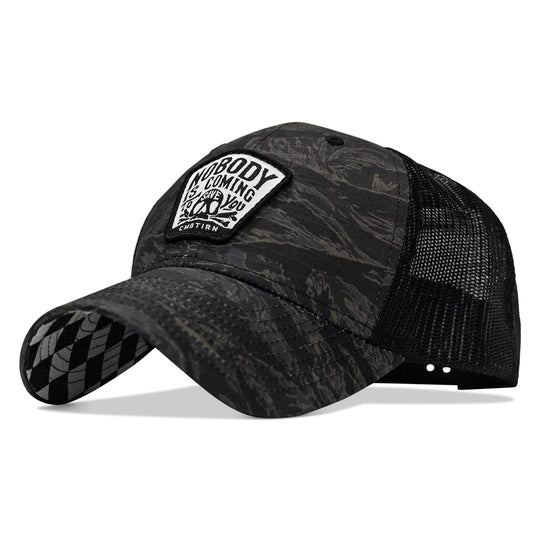Nobody Is Coming To Save You Skull Patch Original Ripstop Snapback Hat
