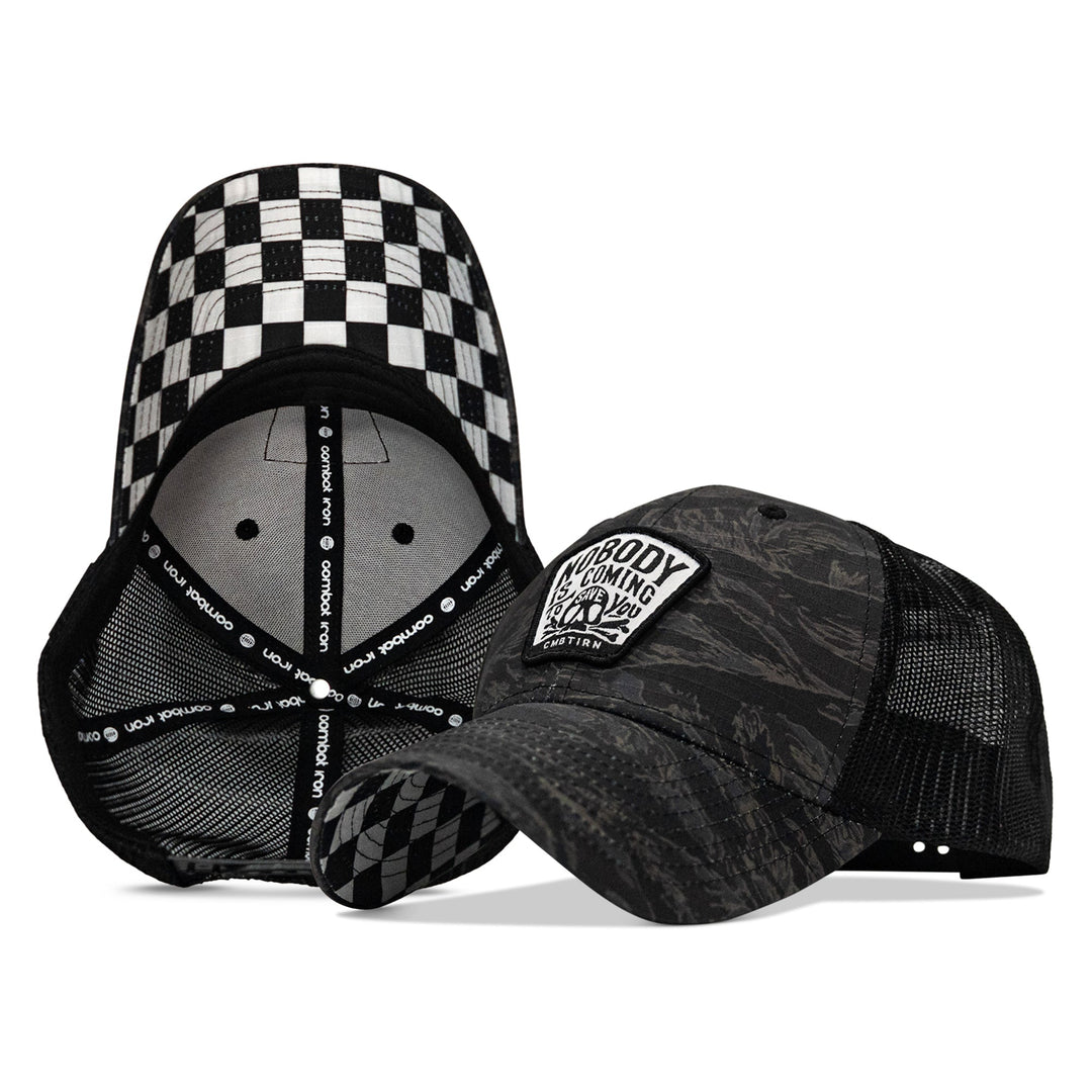 Nobody Is Coming To Save You Skull Patch Original Ripstop Snapback Hat