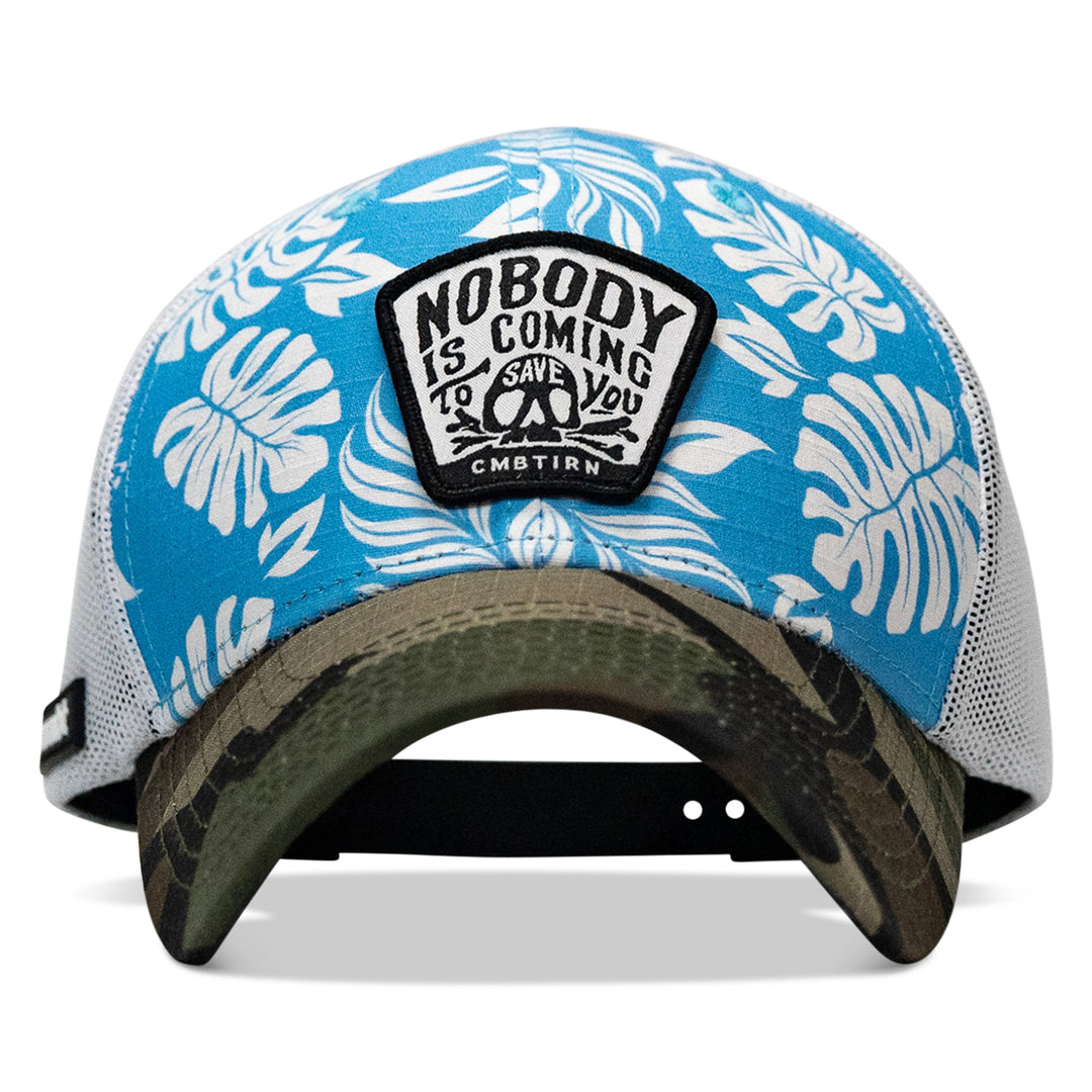 Nobody Is Coming To Save You Skull Patch Original Ripstop Snapback Hat