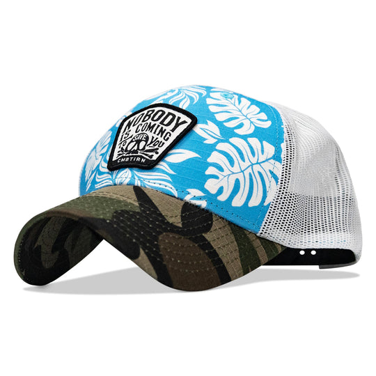 Nobody Is Coming To Save You Skull Patch Original Ripstop Snapback Hat