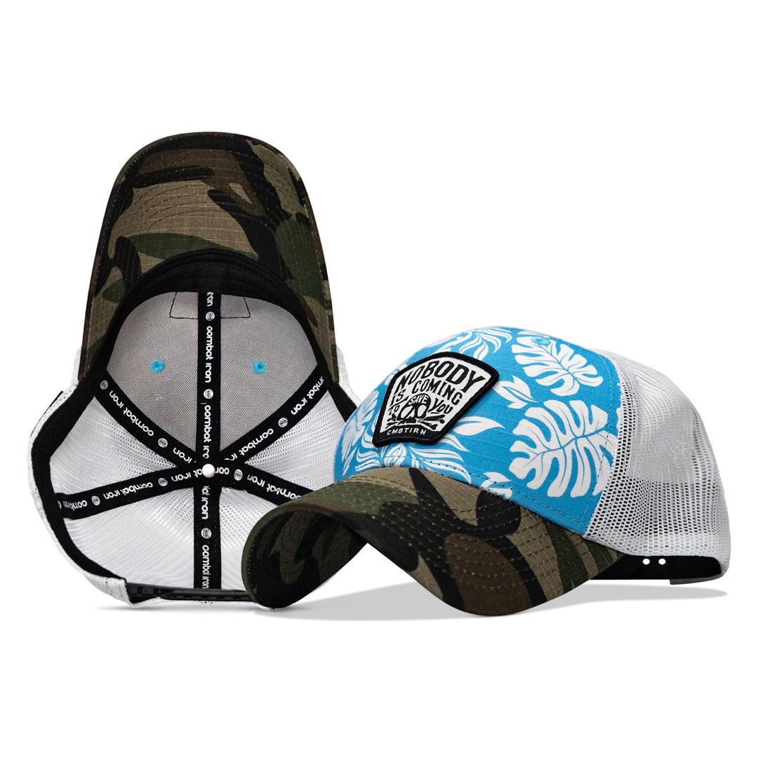 Nobody Is Coming To Save You Skull Patch Original Ripstop Snapback Hat