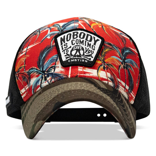 Nobody Is Coming To Save You Skull Patch Original Ripstop Snapback Hat